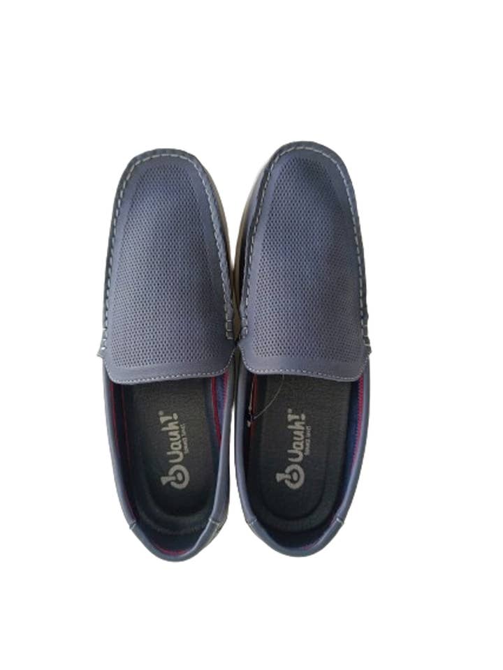 BeShoes Distribuição - Wholesale Loafers - Men's - Uauh® Blue Men's Leather Shoe -2151jn162m2