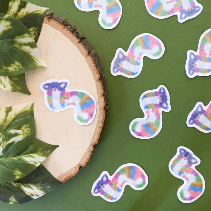 Long Furby Sticker for wholesale by Giselle Luna