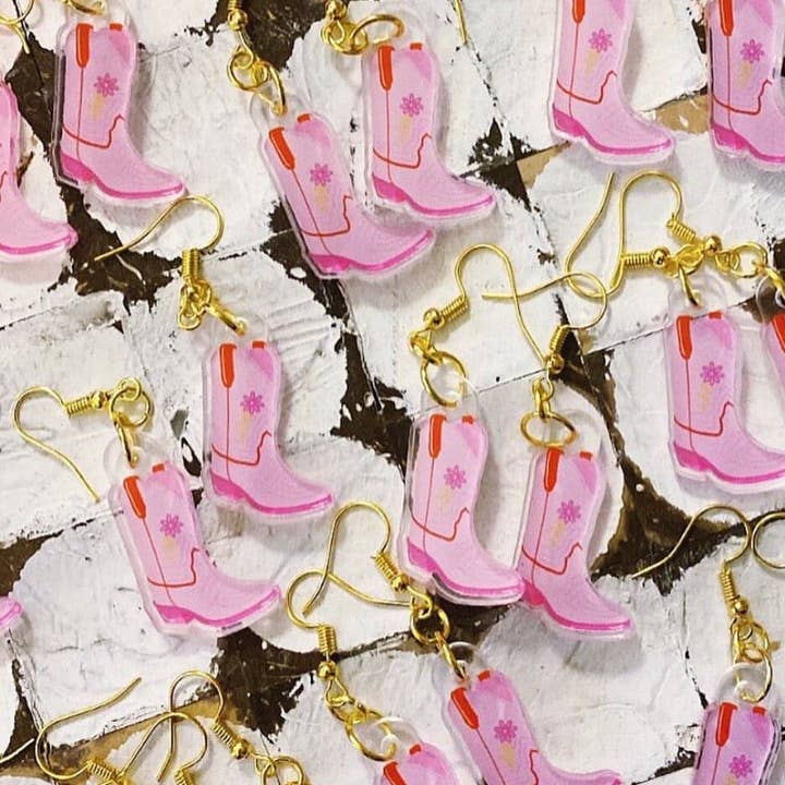 Cowgirl Boot örhängen för wholesale av Facing the Sunshine Stationery + Design