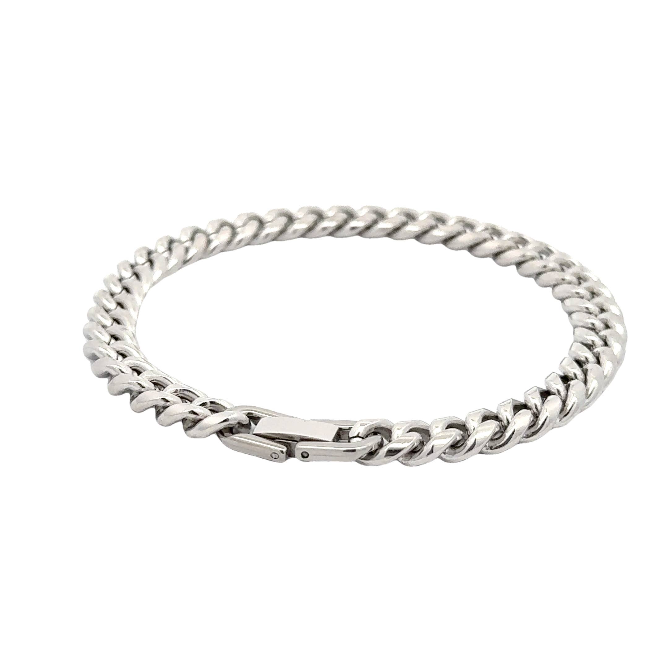 PAXPARIS – wholesale Link & chain bracelet – Men's Cuban Curb Chain Link Bracelet, 8mm3