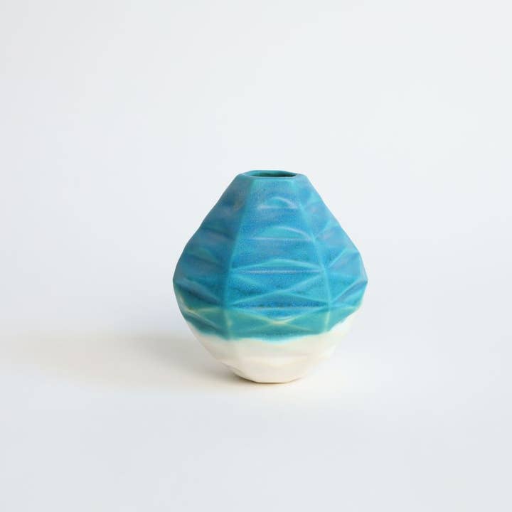 Patterned Vessels Mini Hex Mediterranean Sea for wholesale by By Alejandra Design
