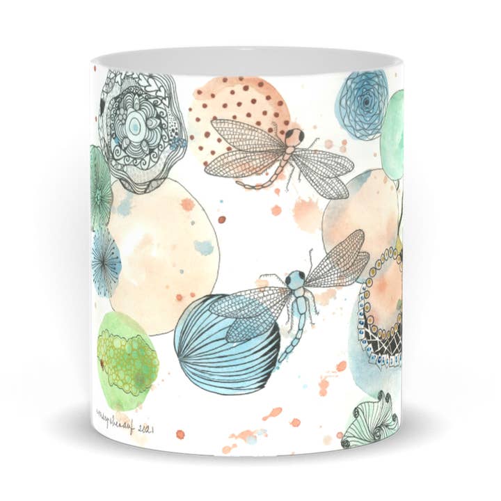 Tasses Libellules Magiques pour la vente par Mary O's Imagination