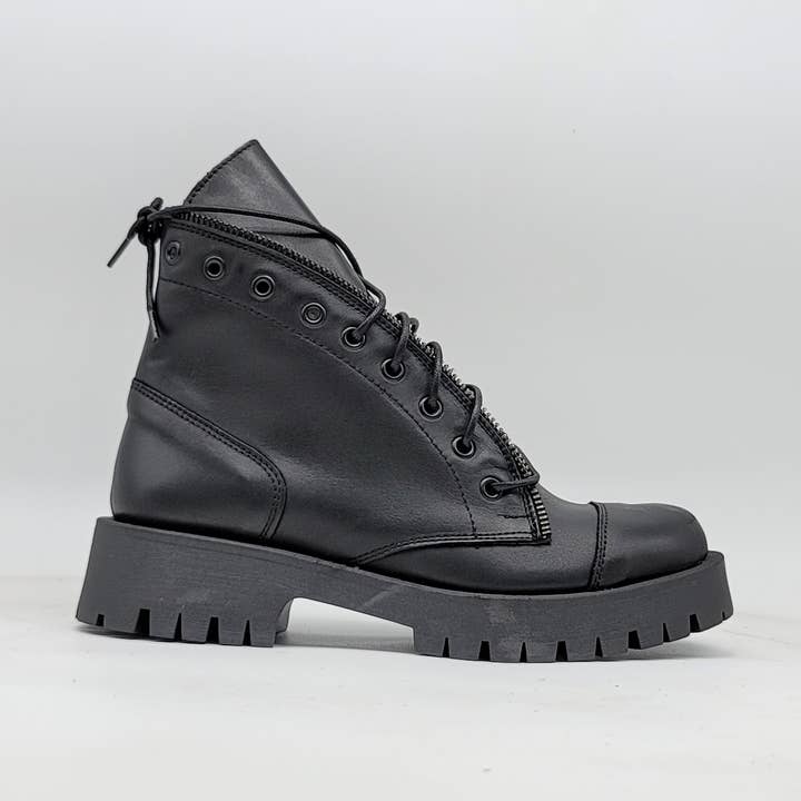 Eccellenza Donna - Wholesale Combat/Military Boots - Women's - ART, 79 BLACK BOOTS HANDMADE IN ITALY AUTUMN WINTER 20240