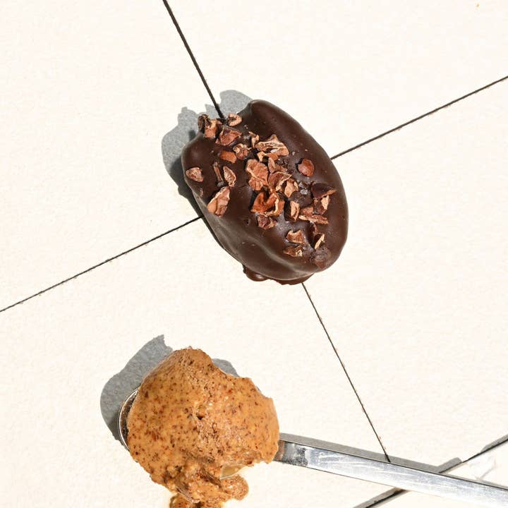 Gato Dates - Wholesale Chocolate Covered Sweets - Chocolate Covered Dates with Almond Butter (x6 per tube)1