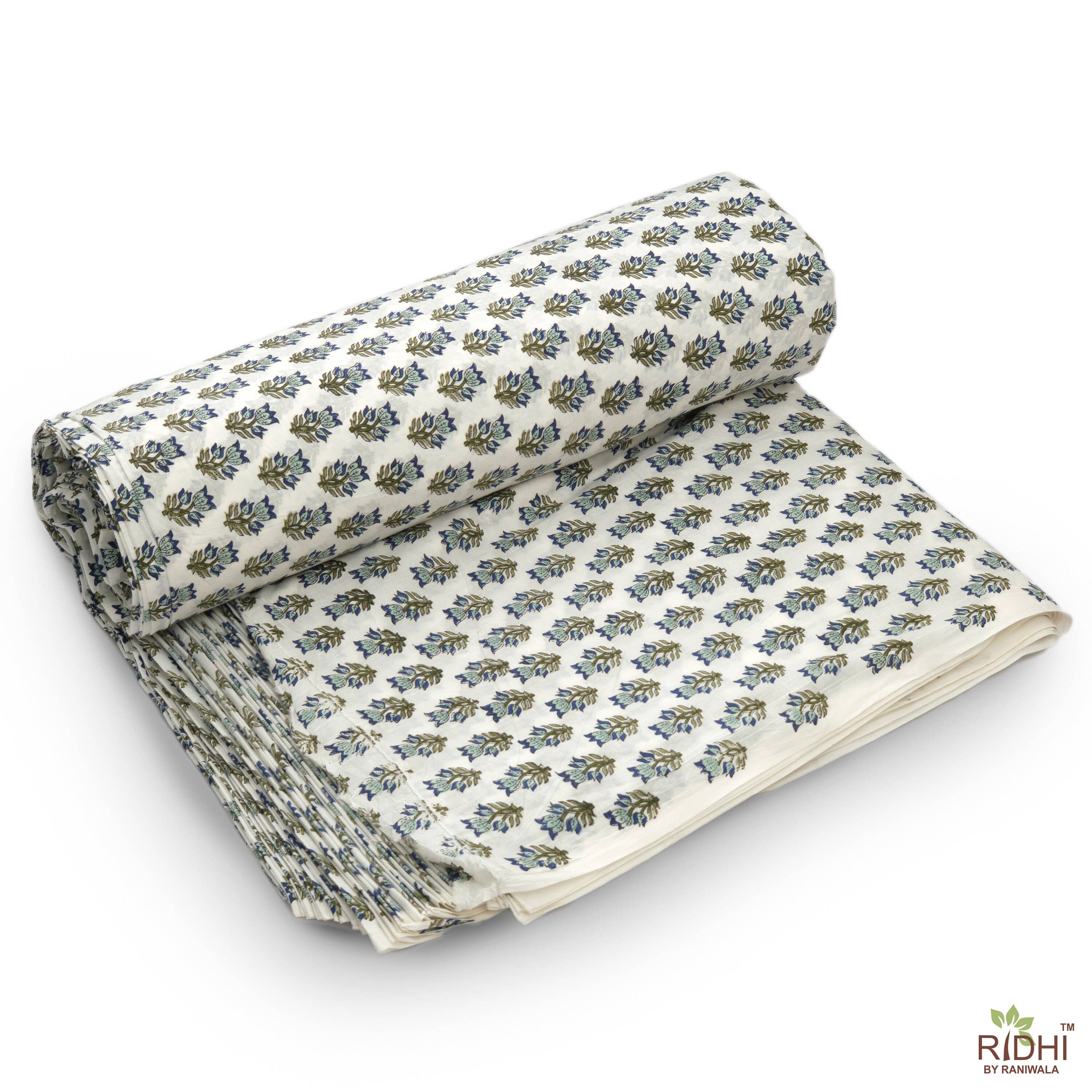 Fabricrush – wholesale Fabric – Dark Blue Sky Indian Hand Block Print Fabric  by yard1