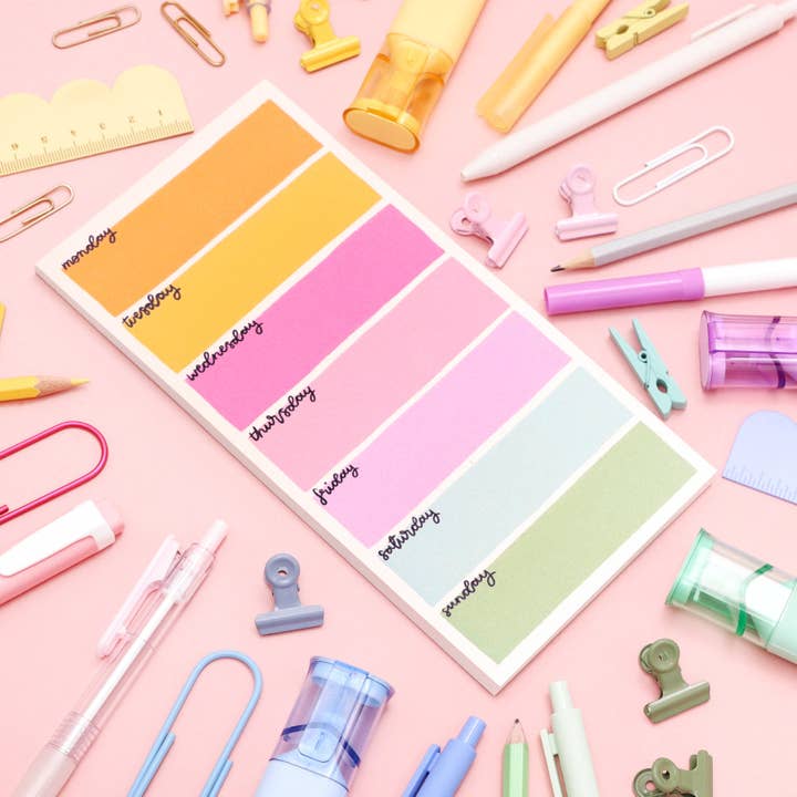 Oh, Laura - Wholesale Notepad - to do list - colourful days 4