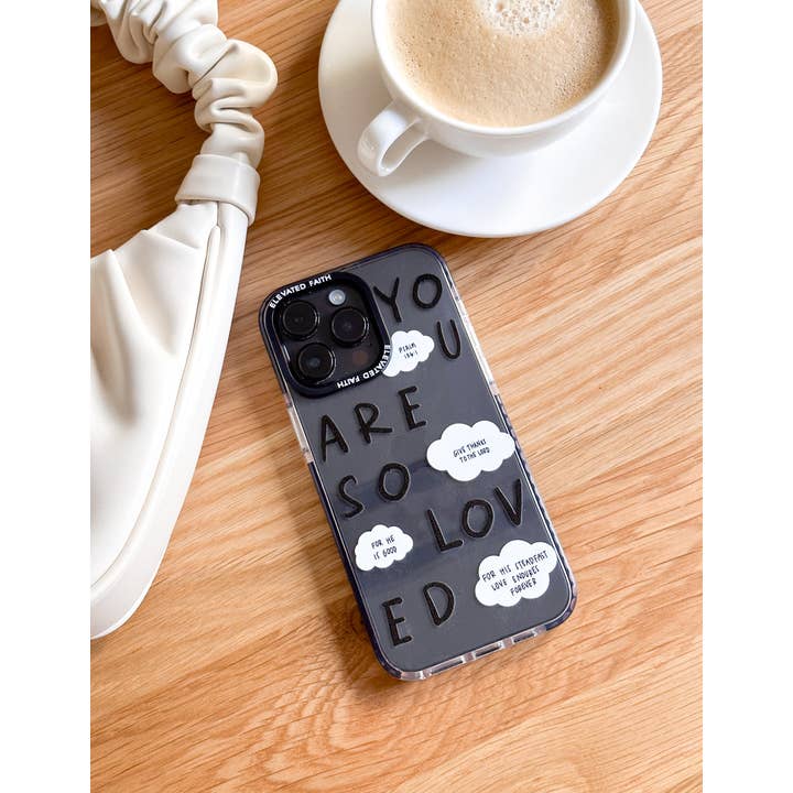Elevated Faith - Wholesale Phone case – Women’s - Black You Are So Loved Phone Case2