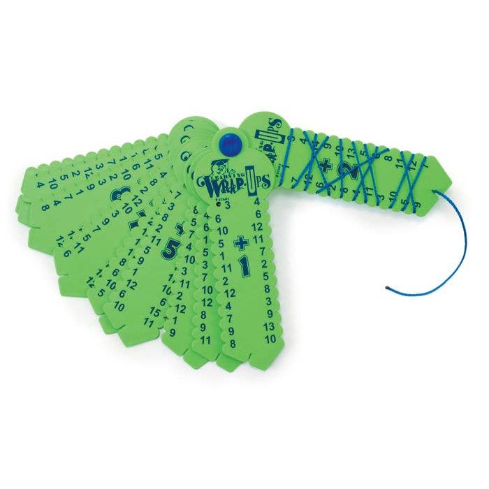 EDC Publishing - Wholesale Brain Game - Kids - Learning Wrap-ups: Addition Wrap-Up Keys (Hang Tab)