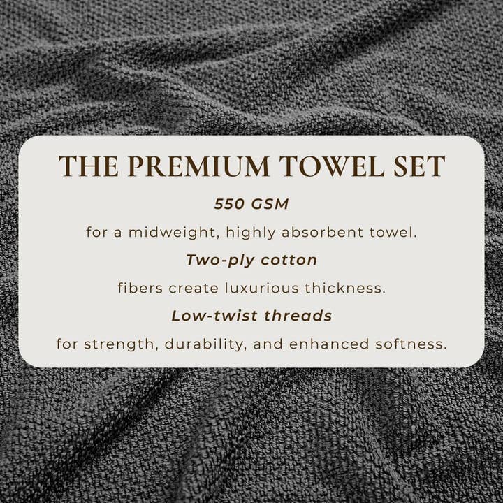 BH Collective - Wholesale Towel Set - Cotton Textured Bath Towel Set - Acacia Collection183