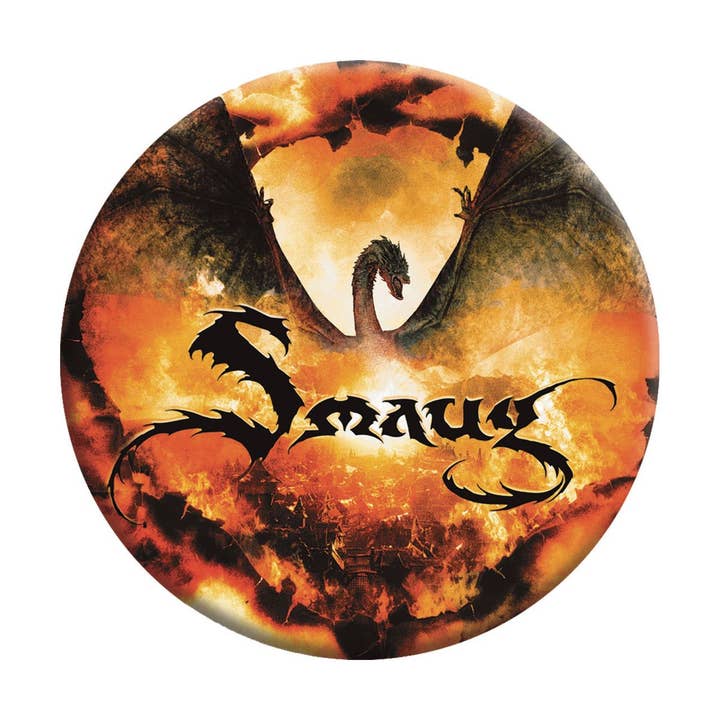 Magnet - Der Hobbit Smaug der Drache mit Feuerflamme 3" für den Großhandel von Square Deal Recordings & Supplies