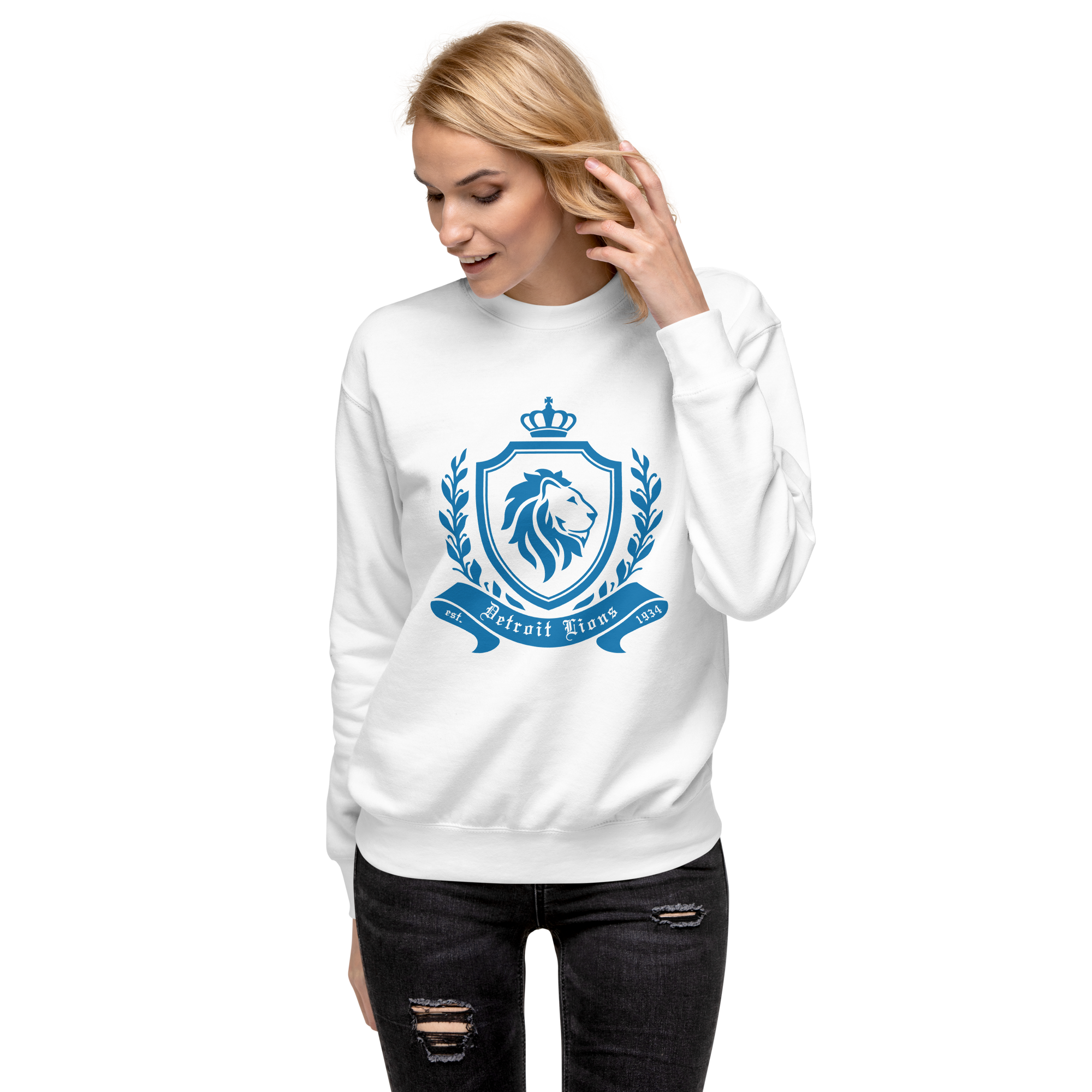 Sara Lutz Art - Wholesale Graphic Sweatshirt - Unisex - Lions Crest Sweatshirt5