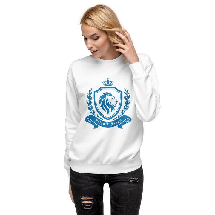Sara Lutz Art - Wholesale Graphic Sweatshirt - Unisex - Lions Crest Sweatshirt5