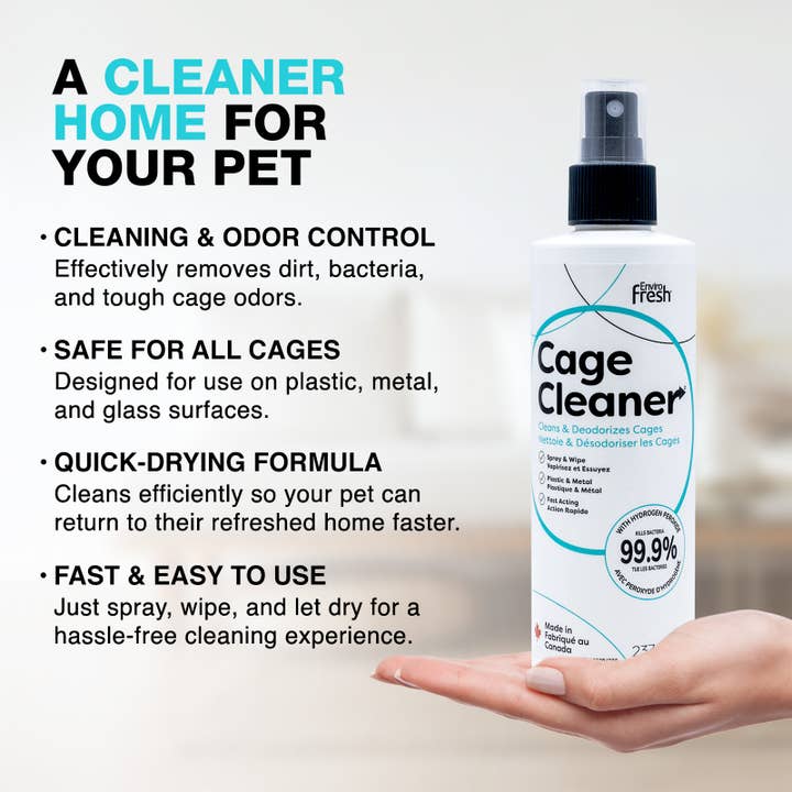 Enviro Fresh - Wholesale Pet cleaning supplies - Pet Cage Cleaner & Disinfectant Spray 237mL2