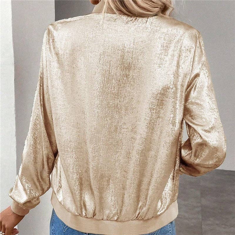 D - DORÉ Veste zippée fine unie décontractée en vente sur Faire4