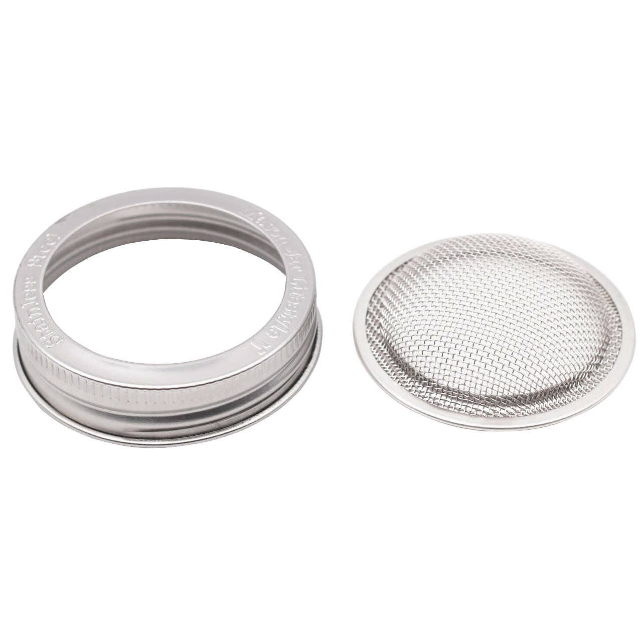 Mason Jar Lifestyle - Vente Boîtes de conservation - Couvercle et bande de germination incurvés antirouille pour bocaux Mason17