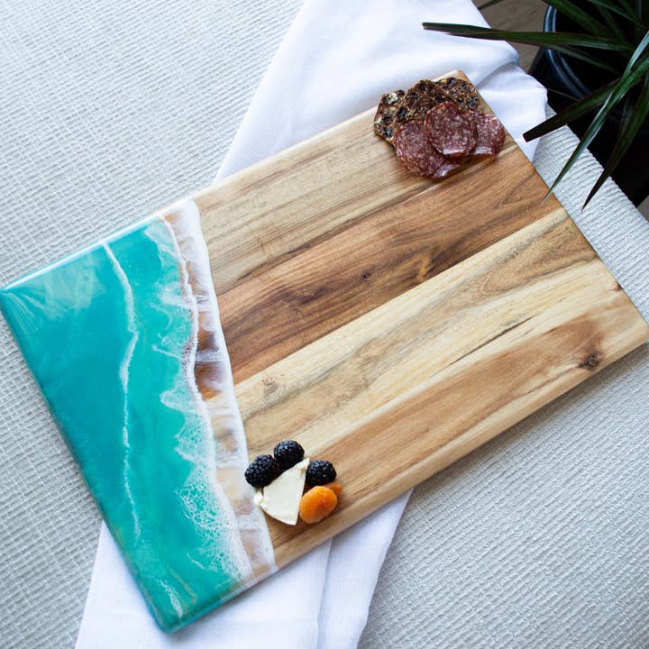 Lynn & Liana Designs - Wholesale Cheese Board - Resin Charcuterie Board - Breadboard 12"x18" - NO TARIFFS!0
