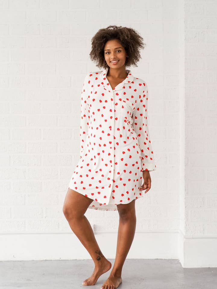 Elliot Nightie - Heart Lollipop for wholesale by Riot Theory