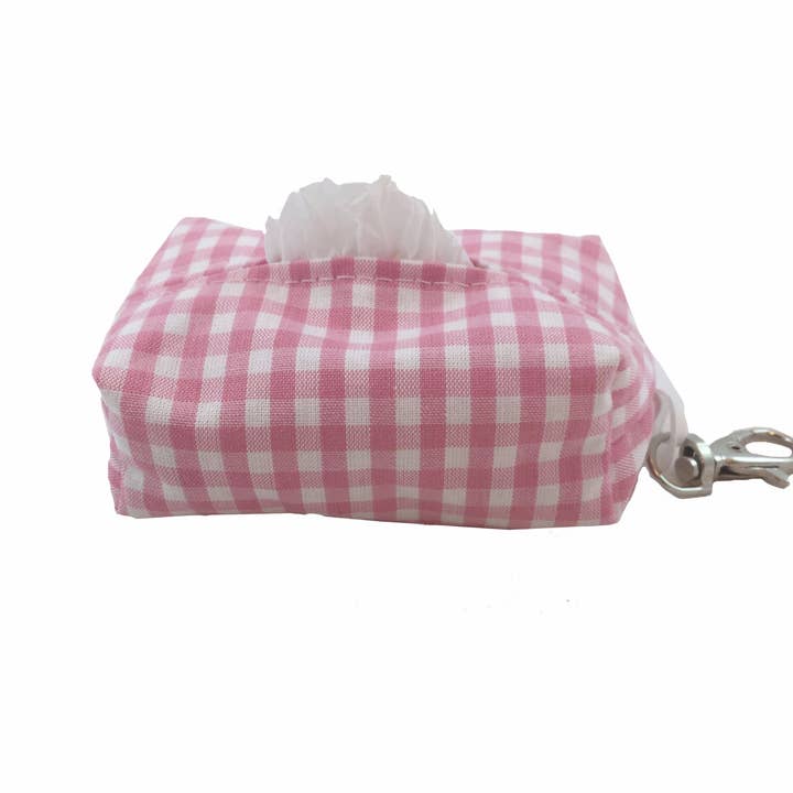Pop Bag for Dog “Vichy Pink” for wholesale by Izala Dog