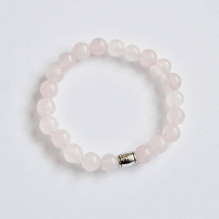 Alora Boutique Inc. - Wholesale Beaded Bracelet - Matte Rose Quartz Gemstone Bracelet | Unconditional love, Self-love, and Kindness4