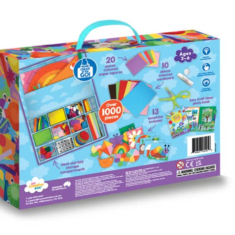My Creative Box - Wholesale DIY craft kit β Child - First Crafts Garden Collage Sensory Craft Box3