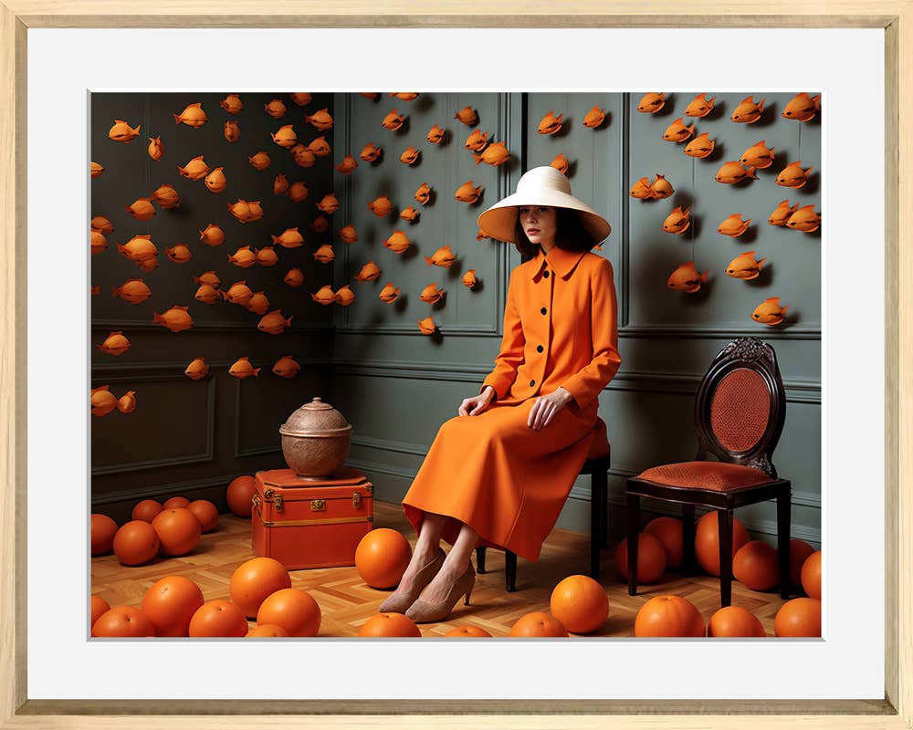 Atelier Contemporain - Vendita all'ingrosso Stampa artistica - Stampa d'arte Fine Art - « Orange girl » di C. Malsert8