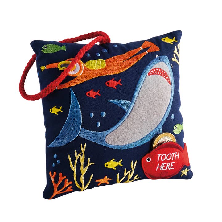 Floss and Rock - Wholesale Toothfairy Pillow - Kids - Tooth Fairy Cushion - Deep Sea