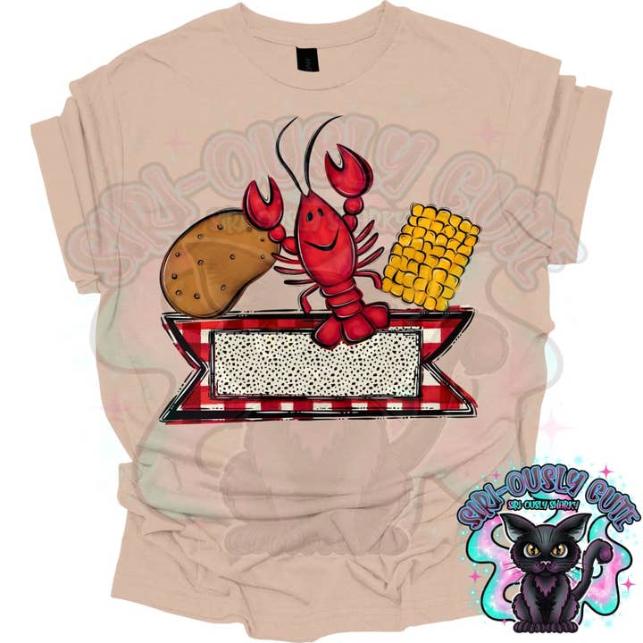 Crawfish Kid Name Plate for wholesale by Siri-Ously Cute