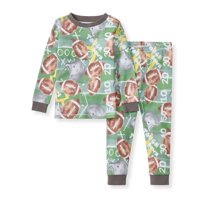 Charcoal Touchdown Kids PJ Set
 for wholesale on Faire0