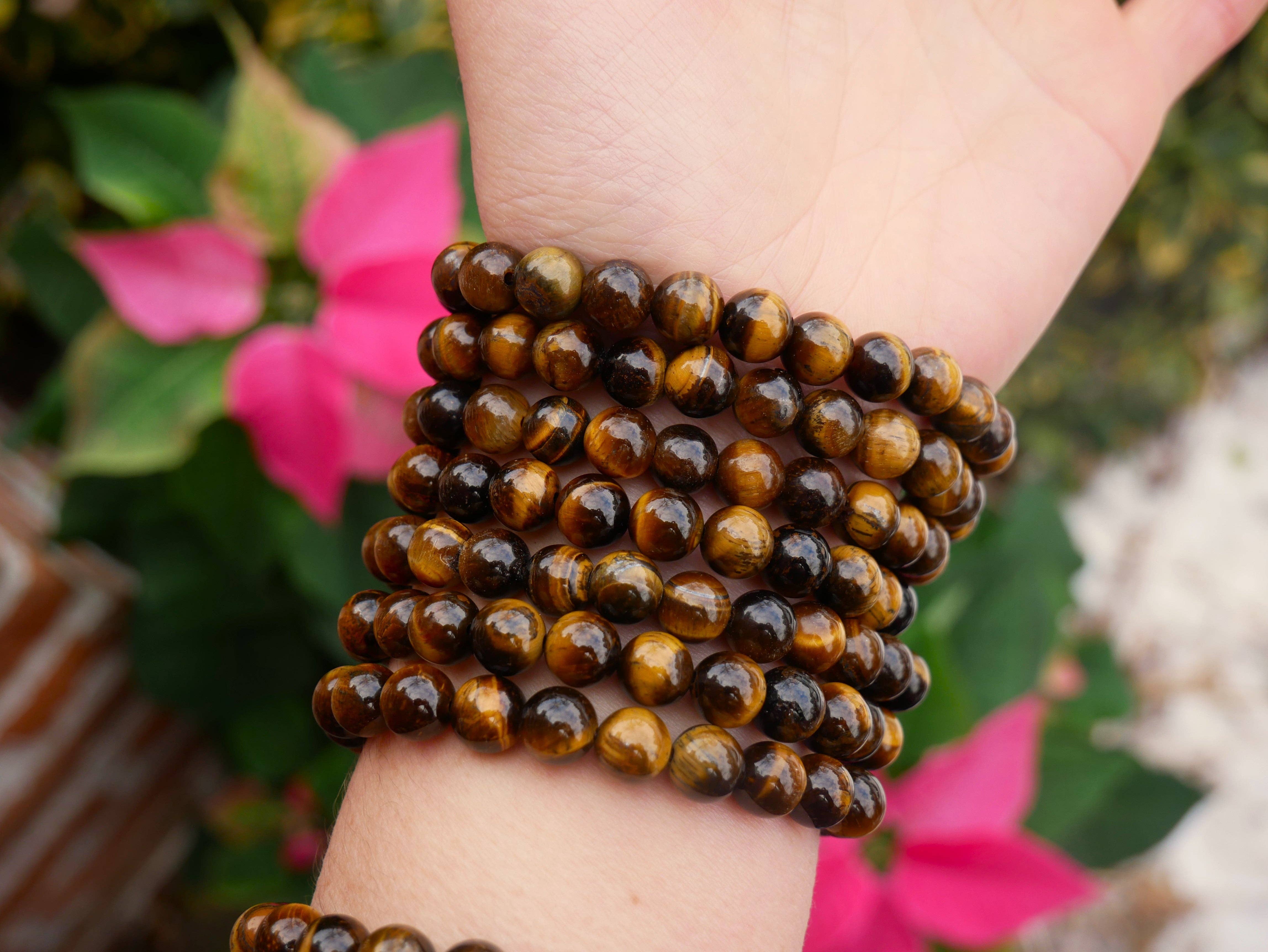 The Healing Sanctuary - Wholesale Beaded Bracelet - Tiger Eye Beaded Bracelets 8mm4
