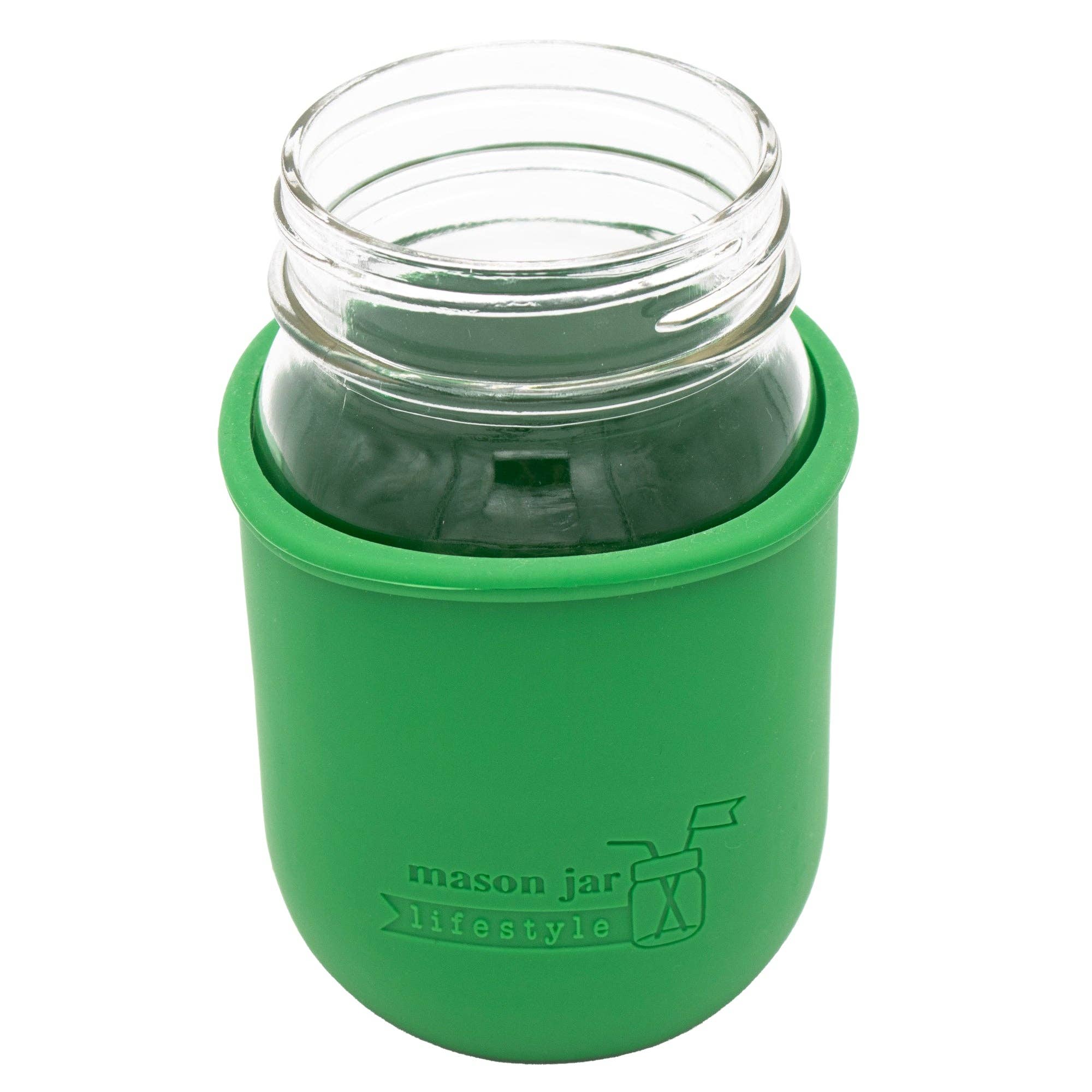 Mason Jar Lifestyle - Wholesale Drink Huggers & Koozies - Silicone Sleeve for Regular Mouth Pint 16oz Mason Jars17
