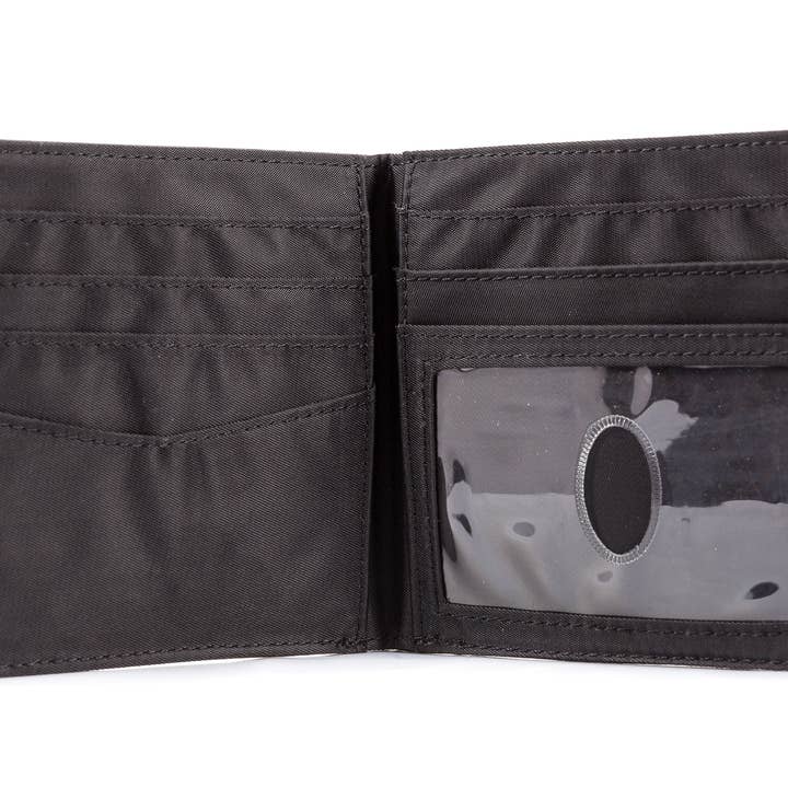 Big Skinny Wallets – wholesale Plånbok – Herr – Läder World med Dragkedja Bifold Plånbok - Svart