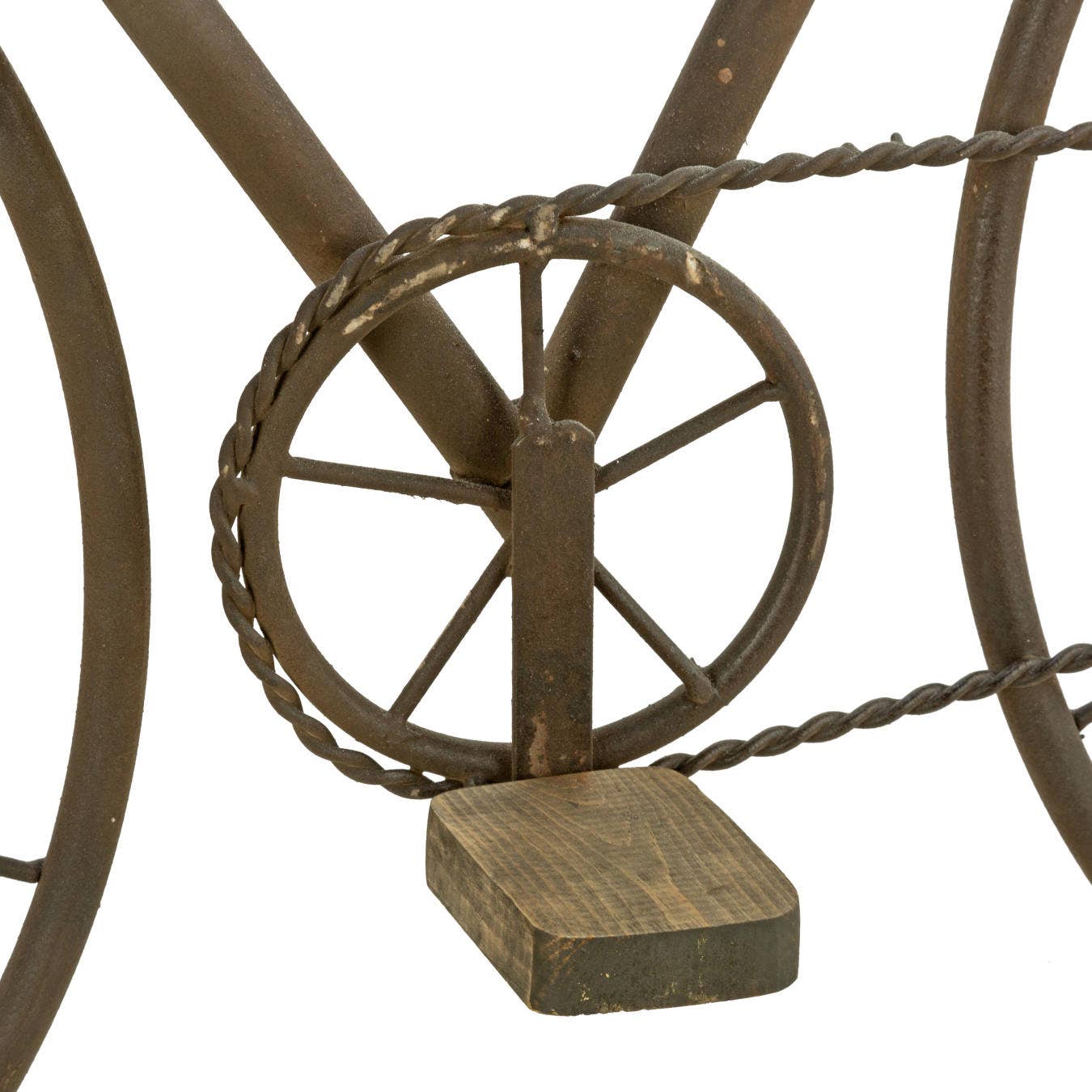 Tripar International – wholesale Dimensionell/3D-väggkonst – Metall med trä cykel väggkonst7