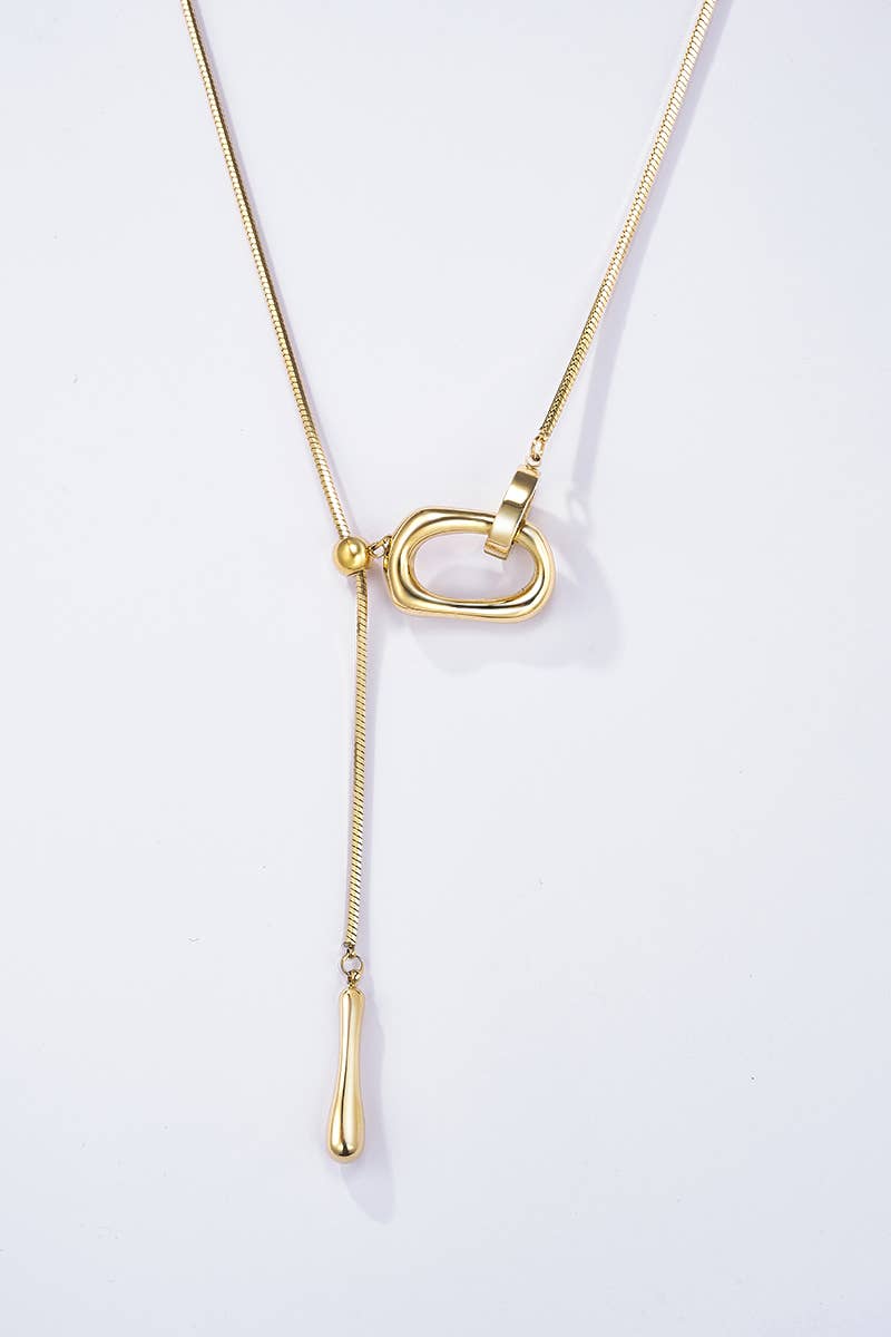 Gold Stainless steel collar 224AQ183 for wholesale on Faire3