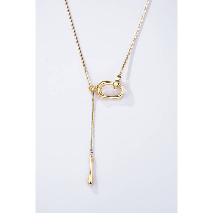 Gold Stainless steel collar 224AQ183 for wholesale on Faire3