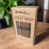 Avena Camel Tartan Wheat Wrap for wholesale by Avena