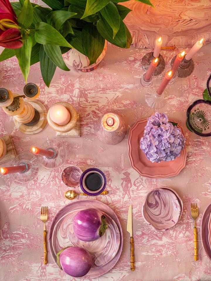 Serviço de mesa Nymphe para 6 pessoas por atacado de Inès-Olympe Mercadal