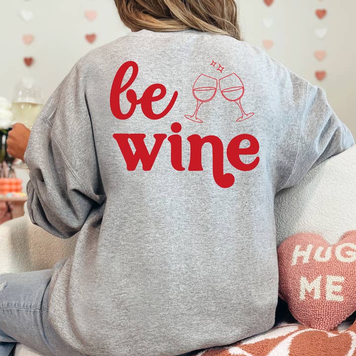 (shirt not included) Be WINE in RED- Screen print Transfer for wholesale by TEELUX
