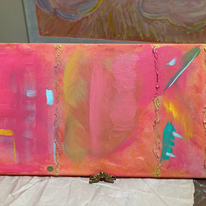 Inspire Baubles - Wholesale Painting/Drawing - Life Is A Carnival! Acrylic painting, 12” x 24”