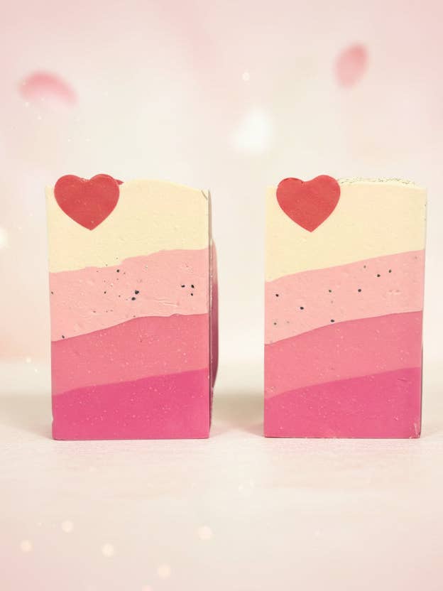 Pink Mimosa - Valentine Soap for wholesale by Juniper & Sage Soap Co. LLC