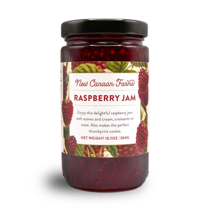 Pack de boîtes de confiture de framboise pour la vente par New Canaan Farms