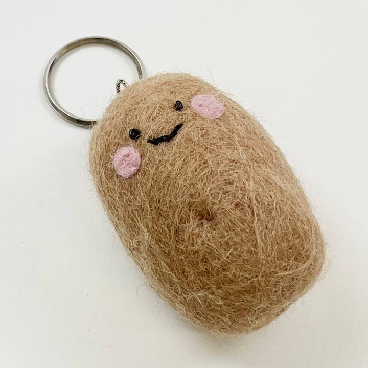 Vegetable Keychain - Potato with Cheeks for wholesale by illo