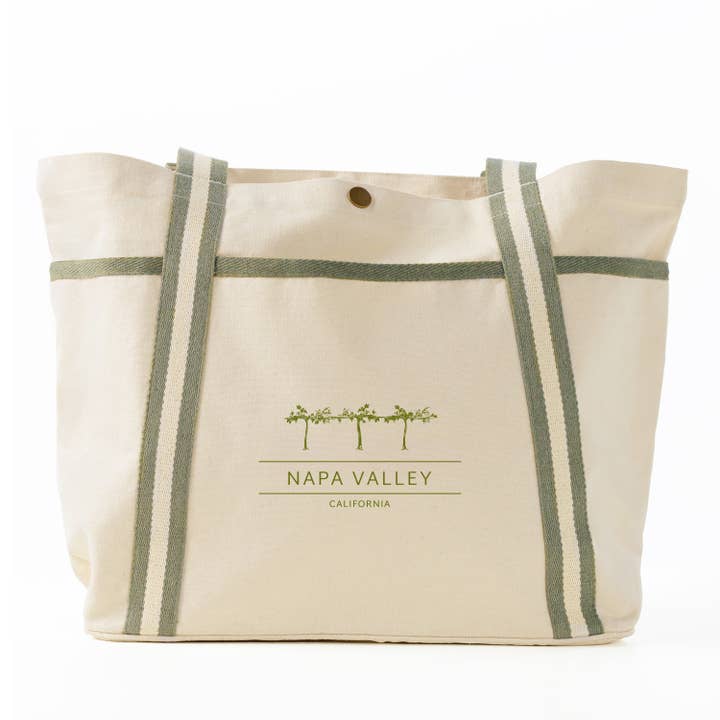 Custom YOUR BRAND OR LOGO 12 Oz. Signature Canvas Tote Bag for wholesale by Mercantile 12