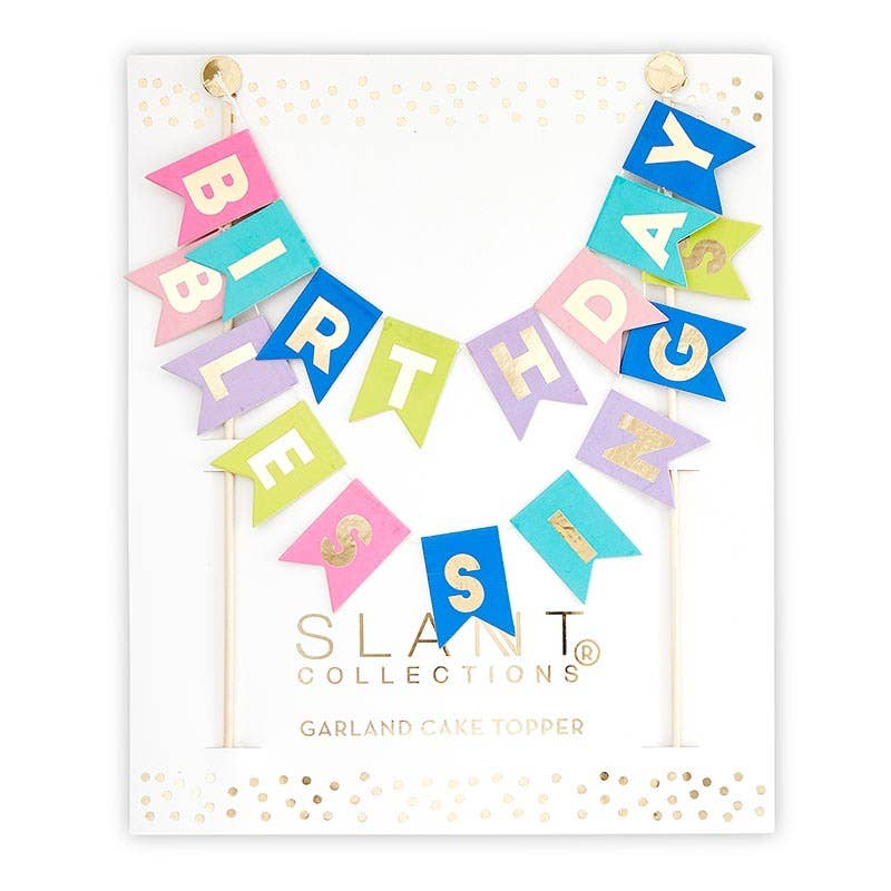 Faithworks by Creative Brands - Wholesale Cake/Cupcake Topper - Cake Topper - Birthday Blessings1