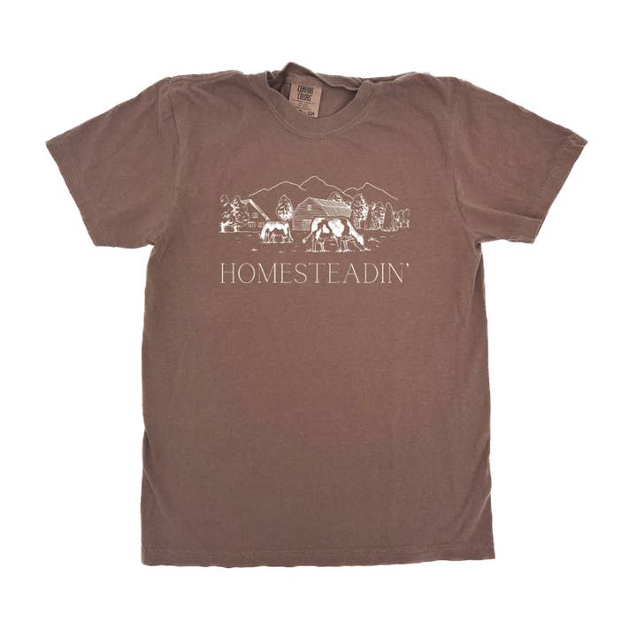 T-shirt Adulte Homesteadin' pour la vente par Sage & Soil