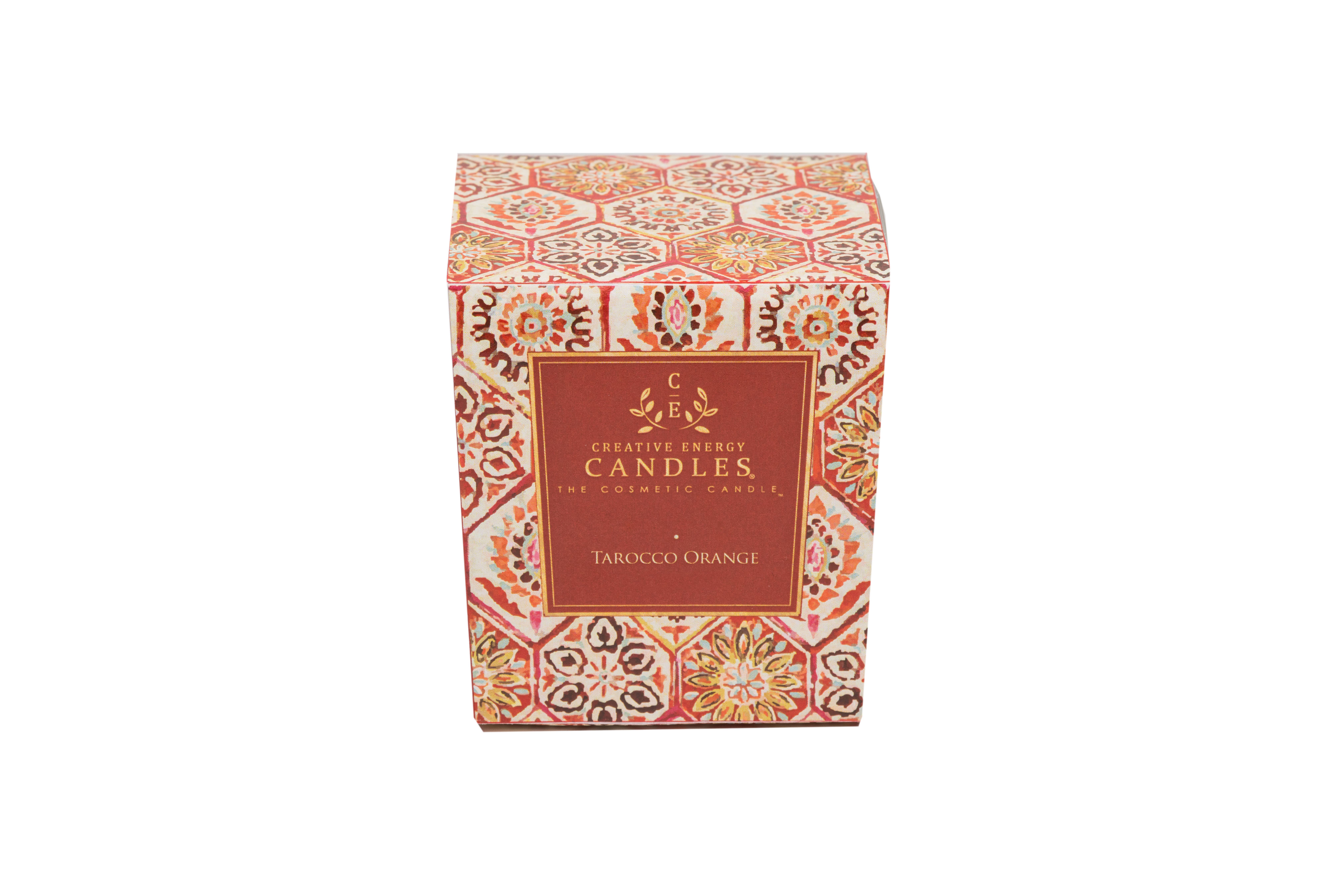 Creative Energy Candles - Wholesale Jar/Filled Candle - Tarocco Orange: 2-in-1 Soy Lotion Candle1