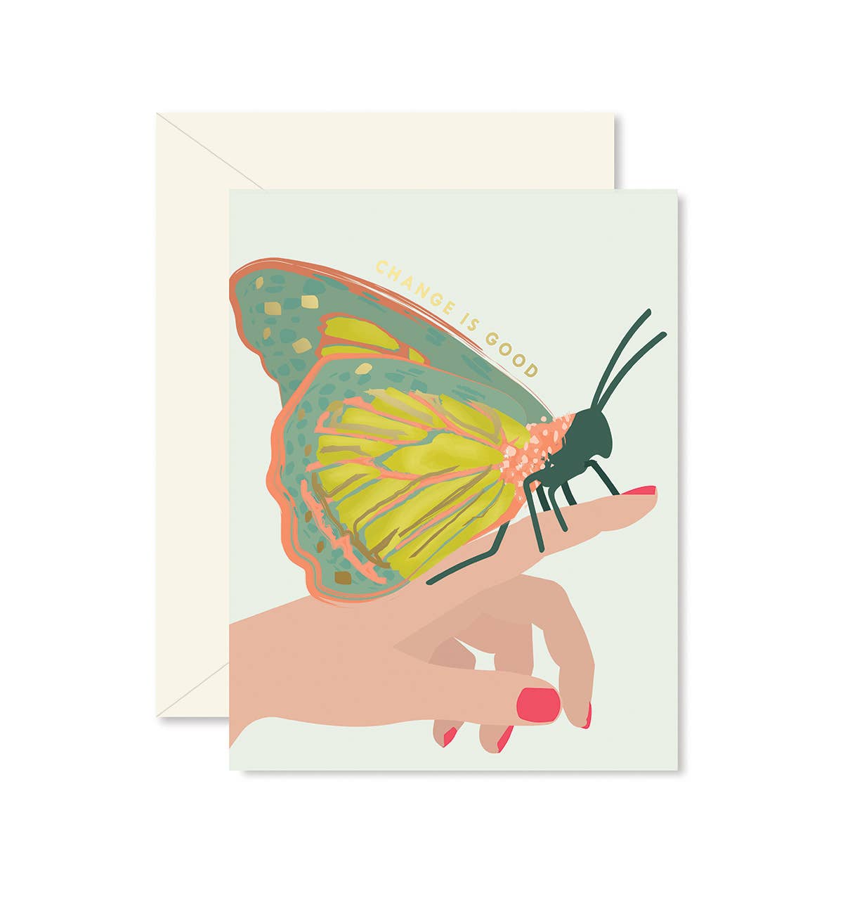 Ginger P. Designs - Wholesale Everyday Greeting Card - Butterfly Change is Good Greeting Card