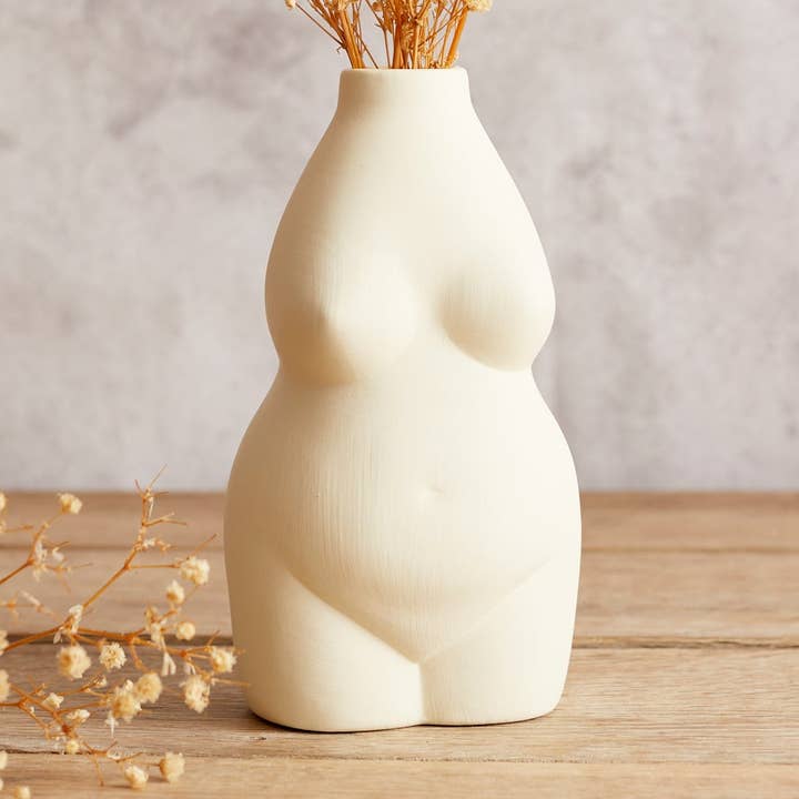 Vase en céramique en forme de corps Dua pour la vente par What a Host Home