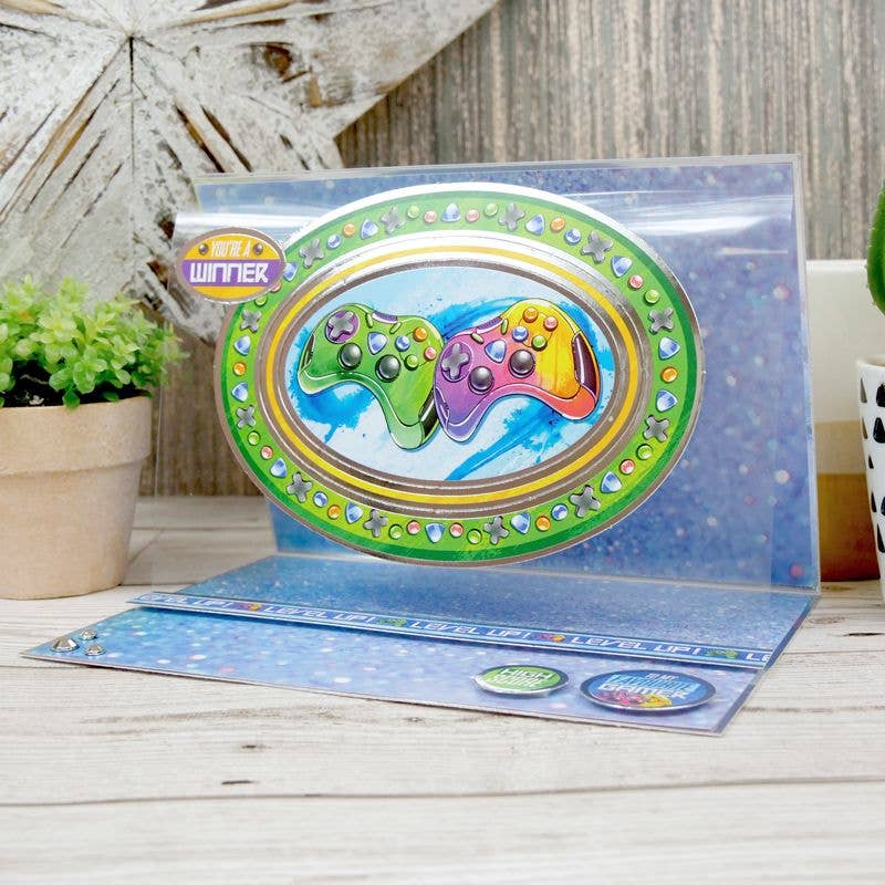 Ecstasy Crafts Distributing – wholesale Craft supplies – Hunkydory Favourites Toppers - Game On!3