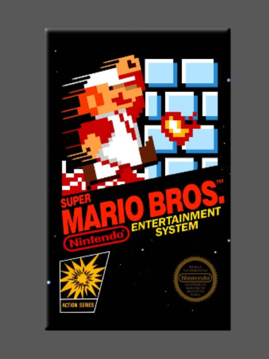 NES, SUPER MARIO BROS, Magnet, Knopf, Spiegel, NINTENDO für den Großhandel von Ba Ba Buttons