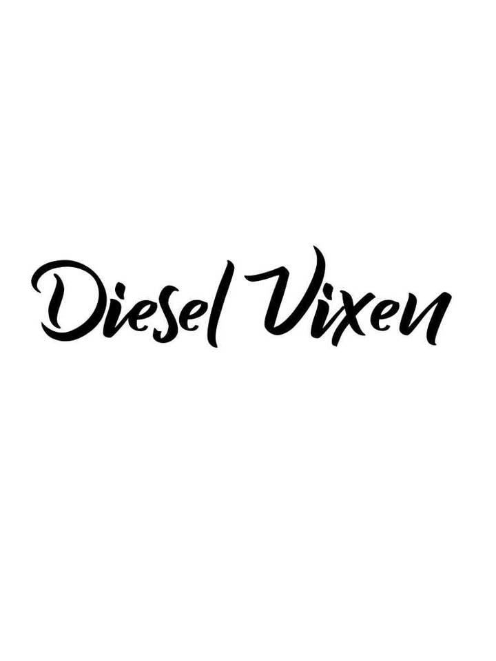 Decalcomanie Diesel Vixen per la vendita all'ingrosso da parte di Off Road Vixens Clothing Co.
